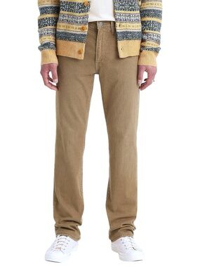 Levi's 514 Tan Straight Fit Twill Pants Jeans (36x31)